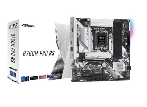 Płyta główna ASROCK B760M PRO RS (Socket 1700 /micro ATX) Płyta główna ASROCK B760M PRO RS (Socket 1700 /micro ATX)
