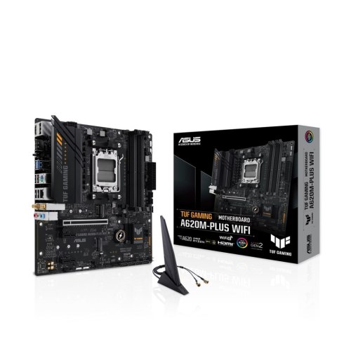 Płyta główna ASUS TUF GAMING A620M-PLUS WIFI (Socket AM5 /micro ATX) Płyta główna ASUS TUF GAMING A620M-PLUS WIFI (Socket AM5 /micro ATX)