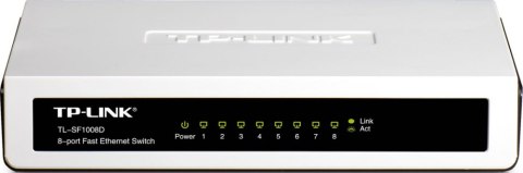 Przełącznik TP-LINK TL-SF1008D (8x 10/100 ) Przełącznik TP-LINK TL-SF1008D (8x 10/100 )