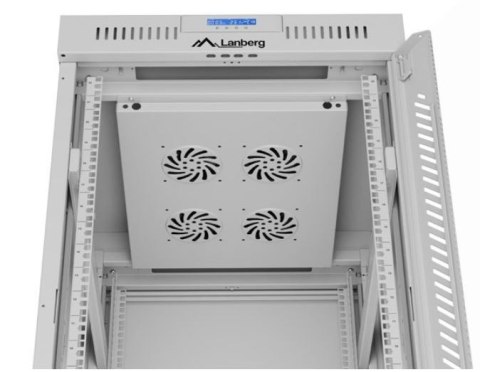 SZAFA INSTALACYJNA RACK STOJĄCA 19" 22U 600X800 SZARA DRZWI SZKLANE LCD LANBERG (FLAT PACK) V2 SZAFA INSTALACYJNA RACK STOJĄCA 19" 22U 600X800 SZARA DRZWI SZKLANE LCD LANBERG (FLAT PACK) V2