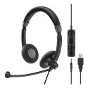 Słuchawki z mikrofonem Na głowę Na pałąku EPOS 5714708004363 (2.5m /3.5 mm wtyk/Czarny) Słuchawki z mikrofonem Na głowę Na pałąku EPOS 5714708004363 (2.5m /3.5 mm wtyk/Czarny)