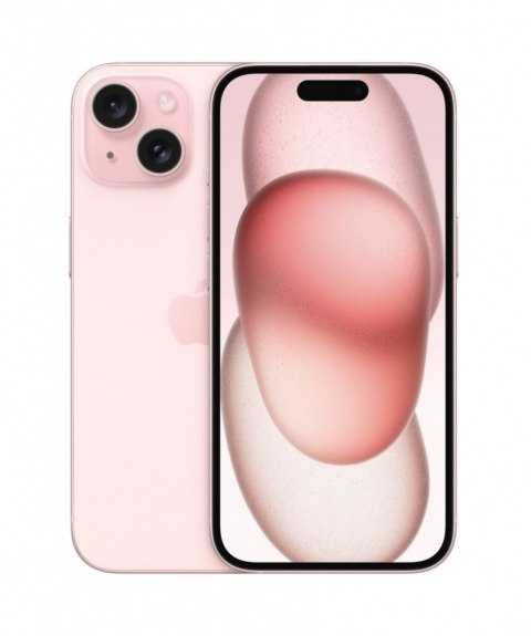 Smartphone APPLE iPhone 15 128 GB (Różowy) MTP13PX/A Smartphone APPLE iPhone 15 128 GB (Różowy) MTP13PX/A
