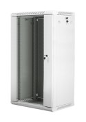 Szafa instalacyjna wisząca 19'' 22U 600X450mm szara (drzwi szklane) Szafa instalacyjna wisząca 19'' 22U 600X450mm szara (drzwi szklane)