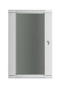 Szafa instalacyjna wisząca 19'' 22U 600X450mm szara (drzwi szklane) Szafa instalacyjna wisząca 19'' 22U 600X450mm szara (drzwi szklane)