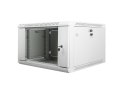 Szafa instalacyjna wisząca 19'' 6U 600X600mm szara (drzwi szklane) Szafa instalacyjna wisząca 19'' 6U 600X600mm szara (drzwi szklane)