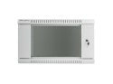 Szafa instalacyjna wisząca 19'' 6U 600X600mm szara (drzwi szklane) Szafa instalacyjna wisząca 19'' 6U 600X600mm szara (drzwi szklane)