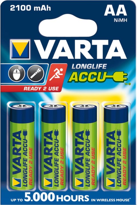 Baterie VARTA Niklowo-wodorkowa HR6 2100mAh 4 szt. 56706101404 Baterie VARTA Niklowo-wodorkowa HR6 2100mAh 4 szt. 56706101404