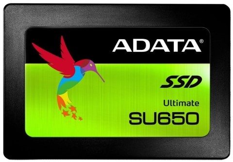 Dysk SSD ADATA Ultimate SU650 240 GB (2.5″ /240 GB ) Dysk SSD ADATA Ultimate SU650 240 GB (2.5″ /240 GB )