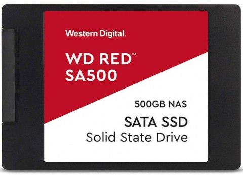 Dysk SSD WD Red SA500 500 GB (2.5″ /500 GB ) Dysk SSD WD Red SA500 500 GB (2.5″ /500 GB )