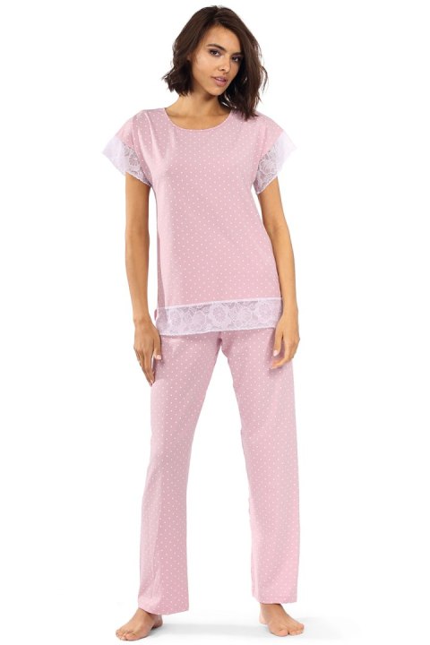 Piżama Damska Model P-1524 Powder Pink - Lorin - 36