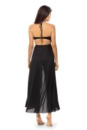 Sukienka Plażow Tunika Model L6034 Black - Lorin - uniwersalny