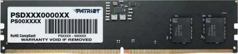 Pamięć PATRIOT (SODIMM/DDR5/16 GB/5600MHz/1.1V/46CL/SINGLE) Pamięć PATRIOT (SODIMM/DDR5/16 GB/5600MHz/1.1V/46CL/SINGLE)