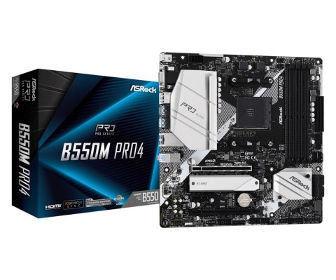 Płyta główna ASROCK B550M PRO4 (Socket AM4 /micro ATX) Płyta główna ASROCK B550M PRO4 (Socket AM4 /micro ATX)