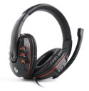 Słuchawki z mikrofonem GEMBIRD GHS-402 Czarno-czerwony Słuchawki z mikrofonem GEMBIRD GHS-402 Czarno-czerwony