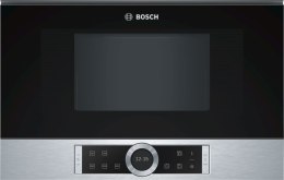 Kuchenka mikrofalowa do zabudowy BOSCH BFR 634GS1 (900W /21L /Stalowo-czarny)