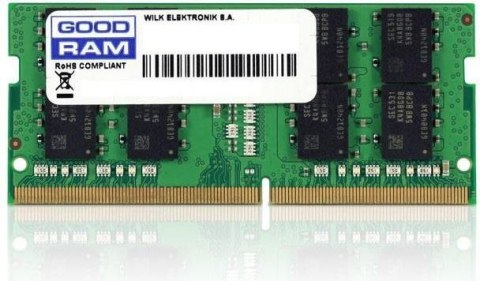 Pamięć GOODRAM (SODIMM/DDR4/8 GB/2400MHz/17CL/SINGLE) Pamięć GOODRAM (SODIMM/DDR4/8 GB/2400MHz/17CL/SINGLE)