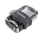 Pendrive SANDISK Ultra Dual Drive m3.0 128 GB (128 GB /USB 3.0 /Srebrno-szary ) Pendrive SANDISK Ultra Dual Drive m3.0 128 GB (128 GB /USB 3.0 /Srebrno-szary )