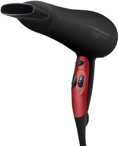 Suszarka do włosów ESPERANZA EBH004K (2200W /Czarno-bordowy ) Suszarka do włosów ESPERANZA EBH004K (2200W /Czarno-bordowy )