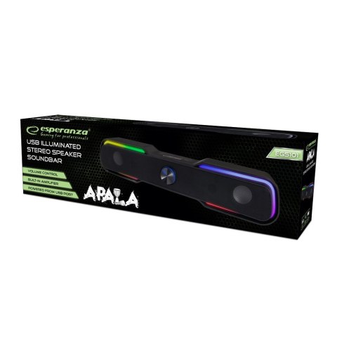Głośnik USB soundbar Led/rainbow Apala Głośnik USB soundbar Led/rainbow Apala