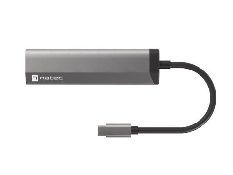 NATEC Stacja dokująca Multi Port Fowler Slim USB-C PD, 2x USB 3.0, HDMI 4K NMP-1984 (Grafitowy /USB-C ) NATEC Stacja dokująca Multi Port Fowler Slim USB-C PD, 2x USB 3.0, HDMI 4K NMP-1984 (Grafitowy /USB-C )