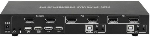 PRZEŁĄCZNIK KVM 2/1 DP USB PRZEŁĄCZNIK KVM 2/1 DP USB