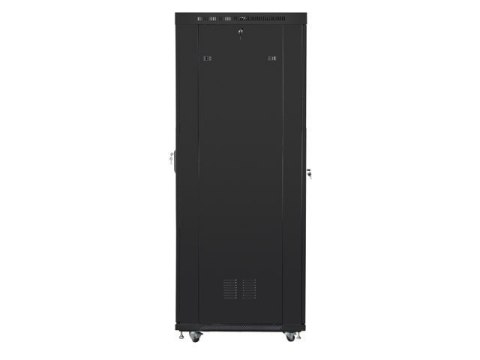 SZAFA INSTALACYJNA RACK STOJĄCA 19" 37U 800X1000 CZARNA DRZWI PERFOROWANE LCD LANBERG (FLAT PACK) V2 SZAFA INSTALACYJNA RACK STOJĄCA 19" 37U 800X1000 CZARNA DRZWI PERFOROWANE LCD LANBERG (FLAT PACK) V2