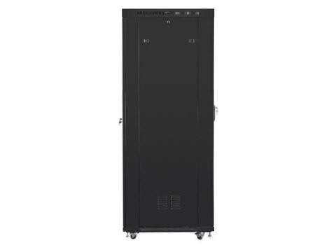 SZAFA INSTALACYJNA RACK STOJĄCA 19" 37U 800X1000 CZARNA DRZWI PERFOROWANE LCD LANBERG (FLAT PACK) V2 SZAFA INSTALACYJNA RACK STOJĄCA 19" 37U 800X1000 CZARNA DRZWI PERFOROWANE LCD LANBERG (FLAT PACK) V2