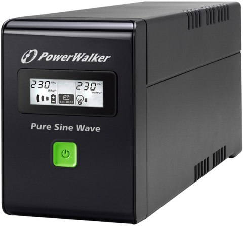 Zasilacz awaryjny POWERWALKER VI 600 SW/FR 600VA Zasilacz awaryjny POWERWALKER VI 600 SW/FR 600VA