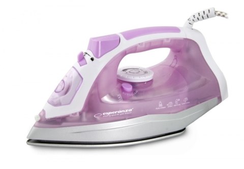 Żelazko parowe ESPERANZA EHI004 (2400W /Biało-fioletowy) Żelazko parowe ESPERANZA EHI004 (2400W /Biało-fioletowy)