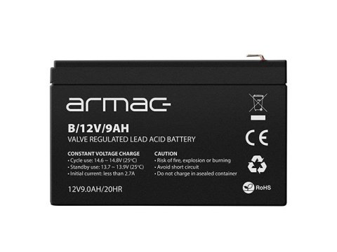Bateria do zasilacza awaryjnego ARMAC B/12V/9AH Bateria do zasilacza awaryjnego ARMAC B/12V/9AH