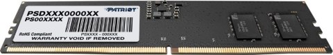 Pamięć PATRIOT (DIMM/DDR5/16 GB/4800MHz/1.1V/40CL/SINGLE) Pamięć PATRIOT (DIMM/DDR5/16 GB/4800MHz/1.1V/40CL/SINGLE)