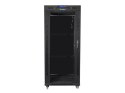SZAFA INSTALACYJNA RACK STOJĄCA 19" 27U 800X1200 CZARNA DRZWI SZKLANE LCD LANBERG (FLAT PACK) SZAFA INSTALACYJNA RACK STOJĄCA 19" 27U 800X1200 CZARNA DRZWI SZKLANE LCD LANBERG (FLAT PACK)
