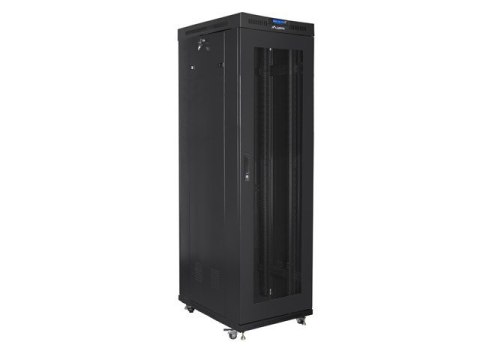 SZAFA INSTALACYJNA RACK STOJĄCA 19" 42U 600X1000 CZARNA DRZWI PERFOROWANE LCD LANBERG (FLAT PACK) V2 SZAFA INSTALACYJNA RACK STOJĄCA 19" 42U 600X1000 CZARNA DRZWI PERFOROWANE LCD LANBERG (FLAT PACK) V2