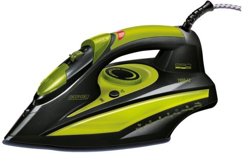 Żelazko parowe MPM MZE-04/C (2800W /Czarno-zielony) Żelazko parowe MPM MZE-04/C (2800W /Czarno-zielony)
