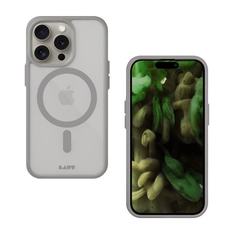 LAUT Huex Protect - obudowa ochronna do iPhone 15 Pro kompatybilna z MagSafe (grey) LAUT Huex Protect - obudowa ochronna do iPhone 15 Pro kompatybilna z MagSafe (grey)