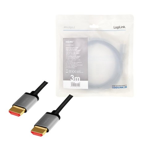 LOGILINK CHA0106 3m /sHDMI typ A HDMI typ A LOGILINK CHA0106 3m /sHDMI typ A HDMI typ A