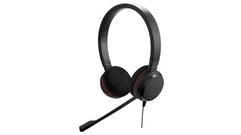 Słuchawki nauszne z mikrofonem JABRA Evolve 20 Duo (Przewodowe wtyk/Czarny) Słuchawki nauszne z mikrofonem JABRA Evolve 20 Duo (Przewodowe wtyk/Czarny)