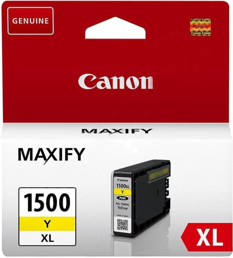 Wkład CANON PGI-1500XL Żółty 9195B001 Wkład CANON PGI-1500XL Żółty 9195B001