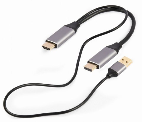 Adapter GEMBIRD A-HDMIM-DPM-01 HDMI - DisplayPort + USB Adapter GEMBIRD A-HDMIM-DPM-01 HDMI - DisplayPort + USB