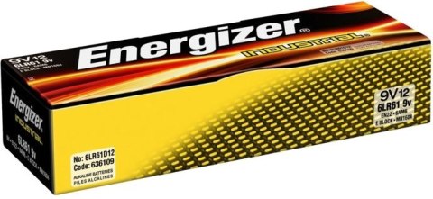 Baterie ENERGIZER Alkaliczna 9V 12 szt. 636109 Baterie ENERGIZER Alkaliczna 9V 12 szt. 636109