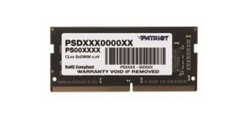 Pamięć PATRIOT (SODIMM/DDR4/8 GB/3200MHz/22 CLCL/SINGLE) Pamięć PATRIOT (SODIMM/DDR4/8 GB/3200MHz/22 CLCL/SINGLE)