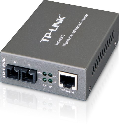 TP-Link MC210CS konwerter światłowodowy singlemodowy TP-Link MC210CS konwerter światłowodowy singlemodowy