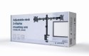 Uchwyt biurkowy Gembird na 2 monitory MA-D2-01 (17 - 32") Uchwyt biurkowy Gembird na 2 monitory MA-D2-01 (17 - 32")