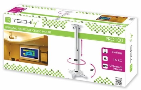 Uchwyt do projektora TECHLY 022267 (15 kg/50 - 77mm) Uchwyt do projektora TECHLY 022267 (15 kg/50 - 77mm)