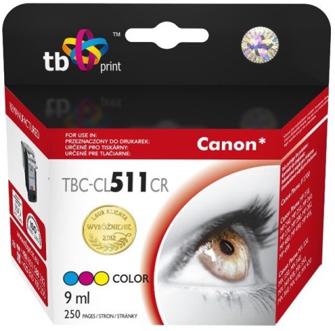 Wkład TB PRINT TBC-CL511CR 2972B009 Wkład TB PRINT TBC-CL511CR 2972B009