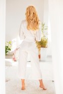 Piżama Komplet Model Patong satyna Ecru - Kalimo - XL