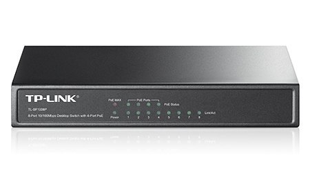 Przełącznik TP-LINK TL-SF1008P (8x 10/100 ) Przełącznik TP-LINK TL-SF1008P (8x 10/100 )