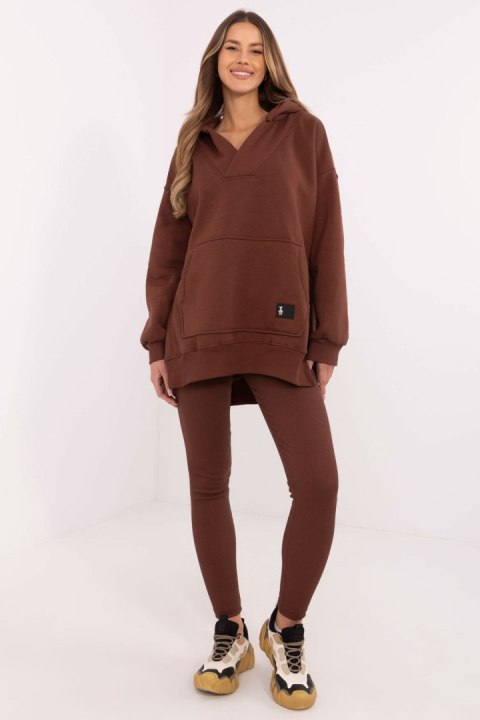 Spodnie Komplet Model EM-KMPL-849.14P Brown - Factory Price - uniwersalny Spodnie Komplet Model EM-KMPL-849.14P Brown - Factory Price - uniwersalny