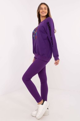 Spodnie Komplet Model EM-KMPL-850.93 Dark Violet - Factory Price - uniwersalny