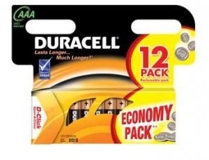 Baterie DURACELL Alkaliczna AAA (LR03, R03, 24A, MN2400, AM4, UM4, HP16) 12 szt. Basic MN2400 (B12) Baterie DURACELL Alkaliczna AAA (LR03, R03, 24A, MN2400, AM4, UM4, HP16) 12 szt. Basic MN2400 (B12)